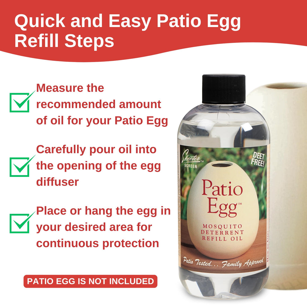 Patio Egg Refill Oil 8 Fl Oz F968