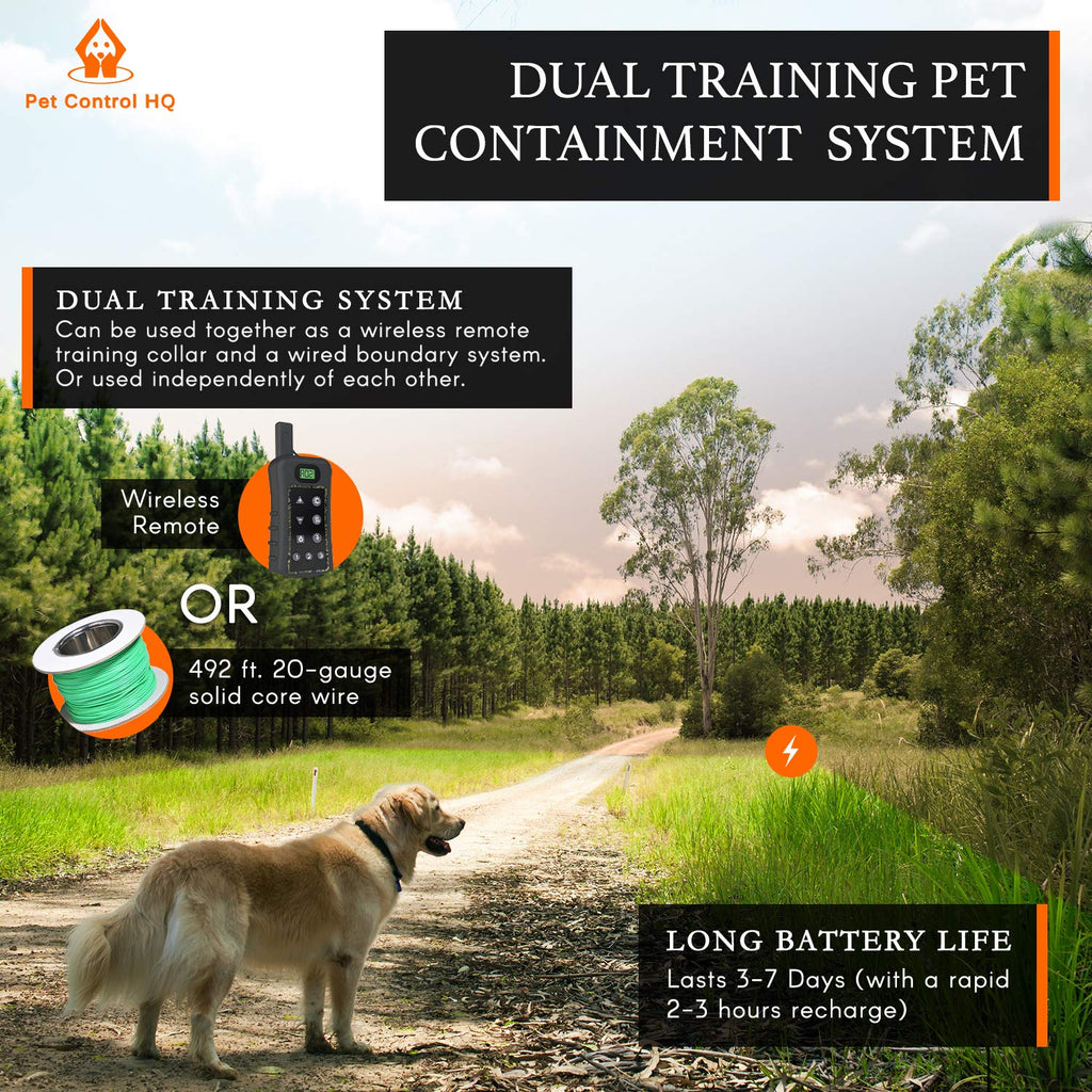 Wireless Dog Fence System with Remote A49615