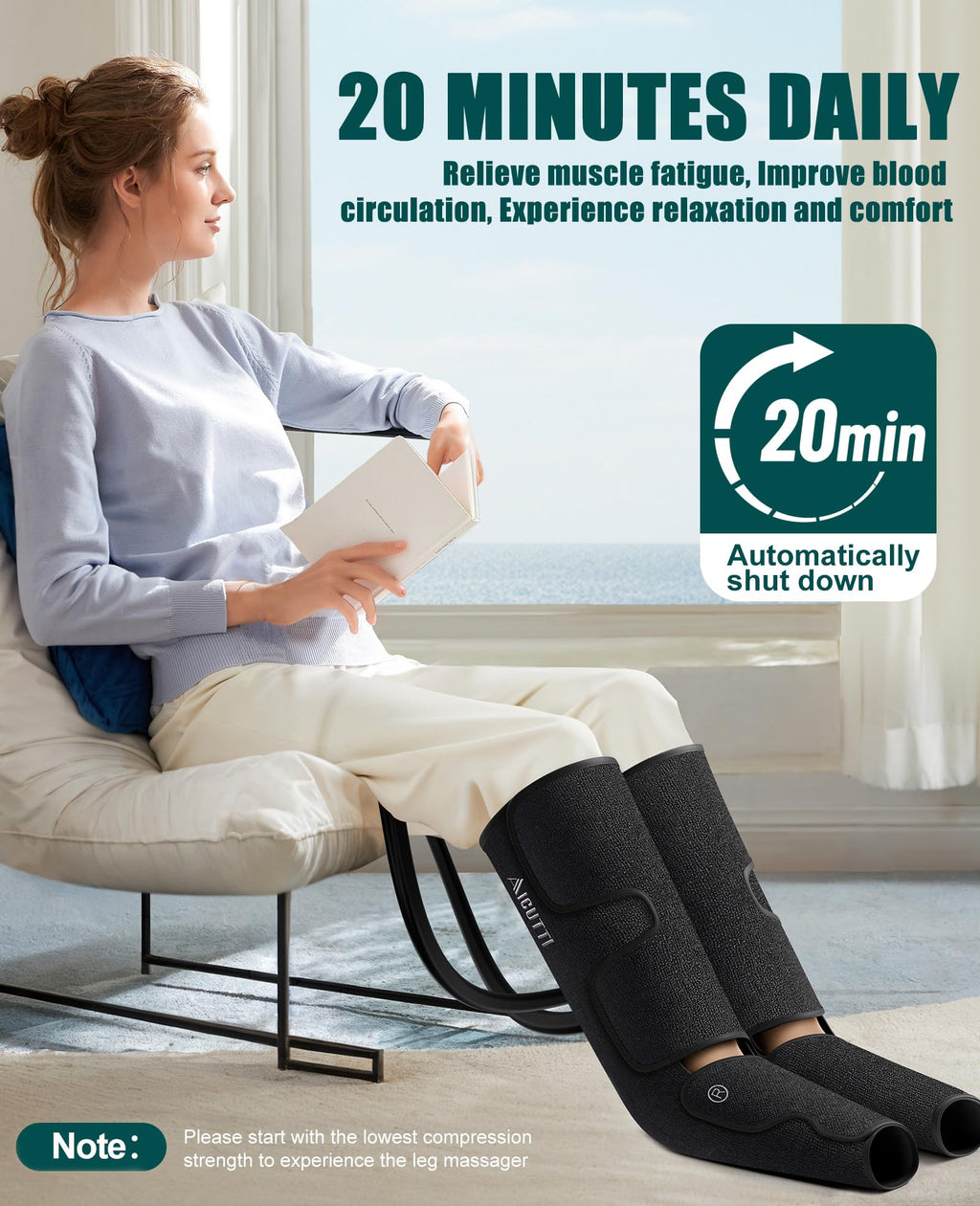 Full Leg Massager with Heat Q7368