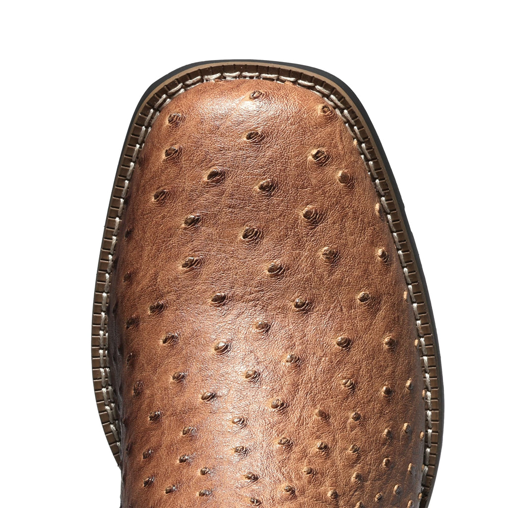 Cowboy Boots for Men Western Ostrich Embroidered Pull On Boots B583