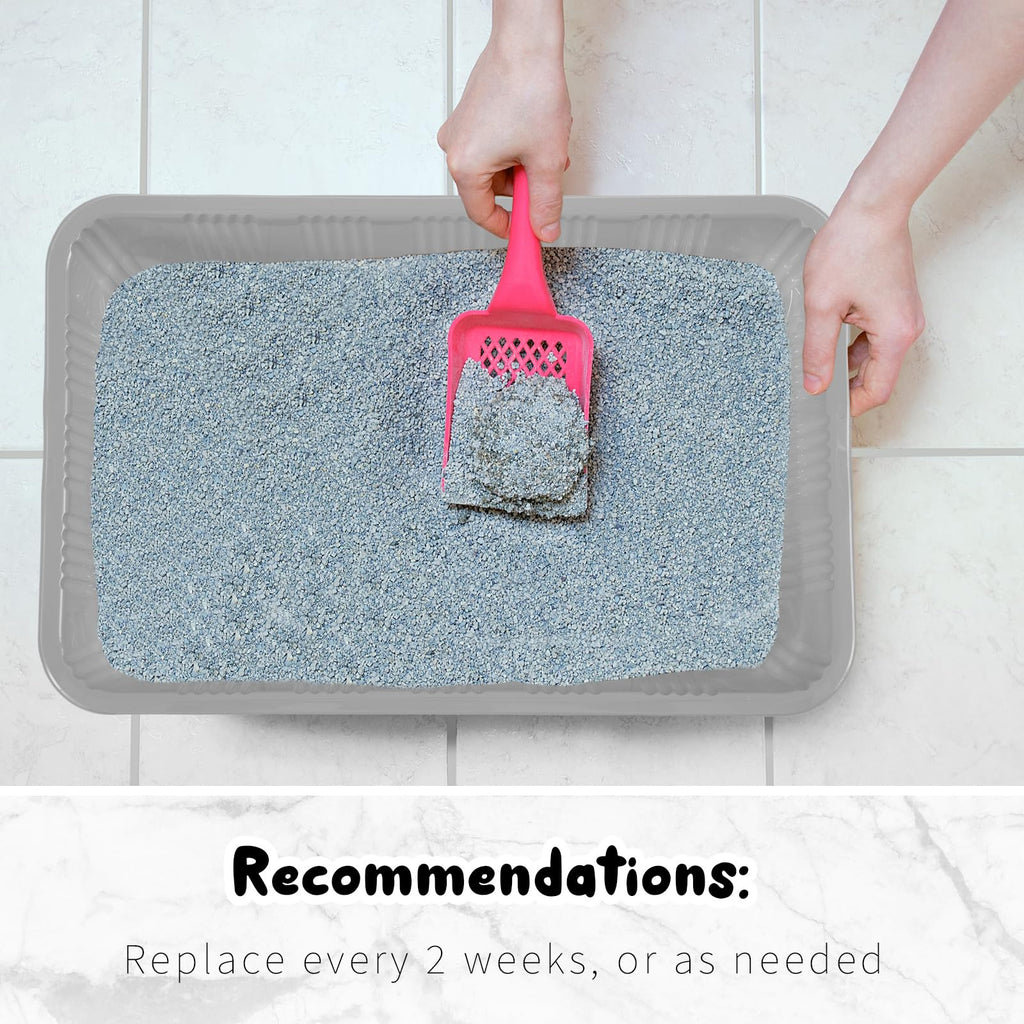 30 Pack Disposable Litter Boxes for Cats Gray T188989