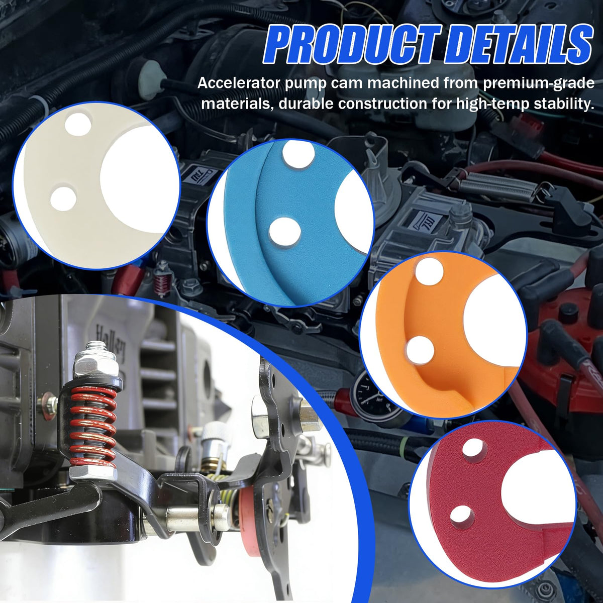 8-Piece Accelerator Pump Cam Assortment Kit Y90365