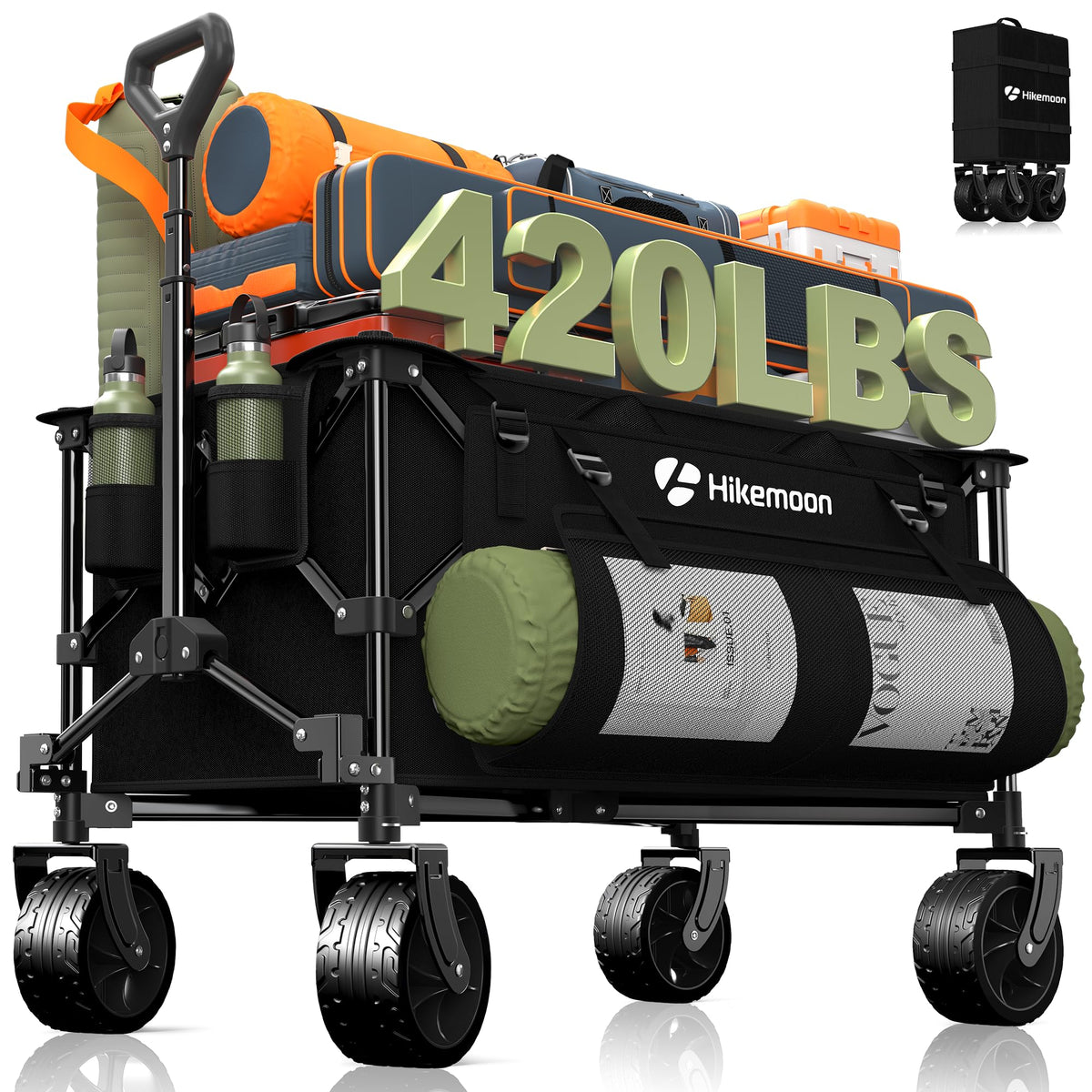 150L Collapsible Wagon with Big Wheels R5336