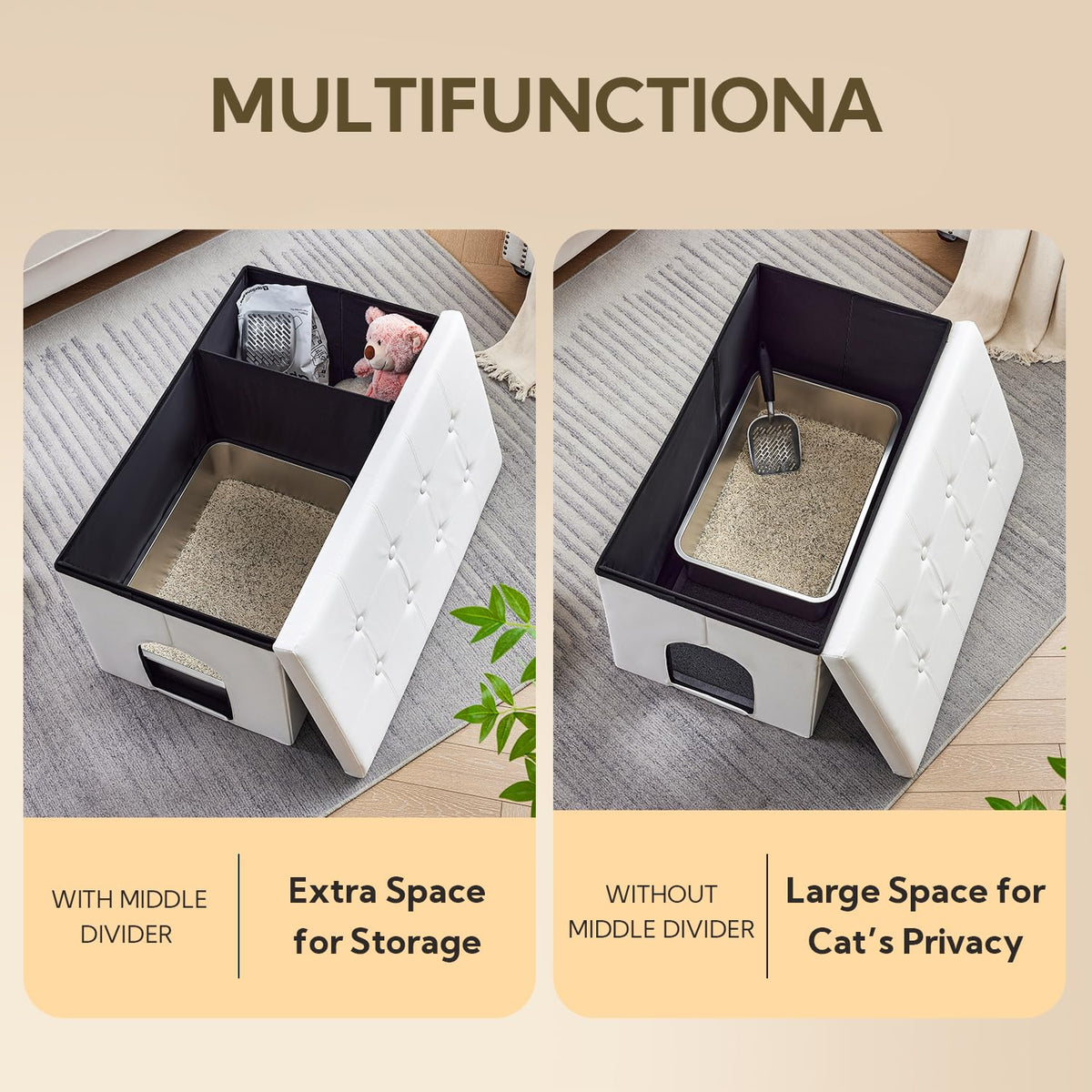 Extra Large Cat Litter Box Enclosure K366