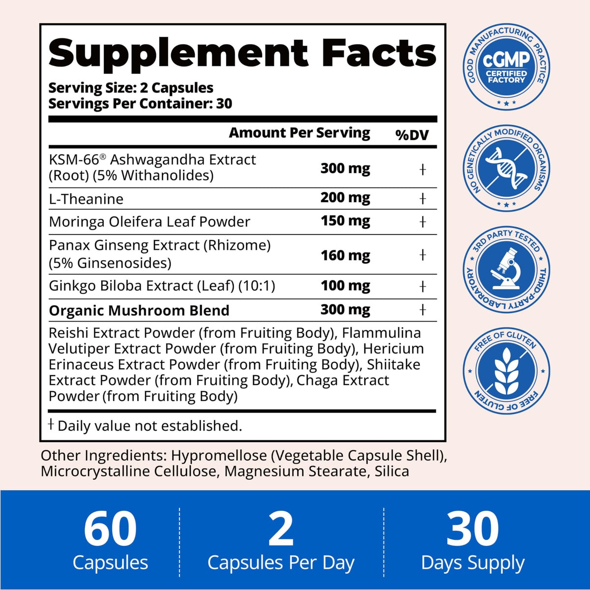 Ashwagandha Supplements W46378