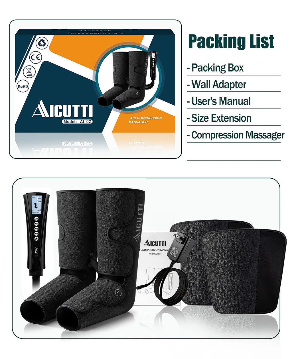 Full Leg Massager with Heat Q7368