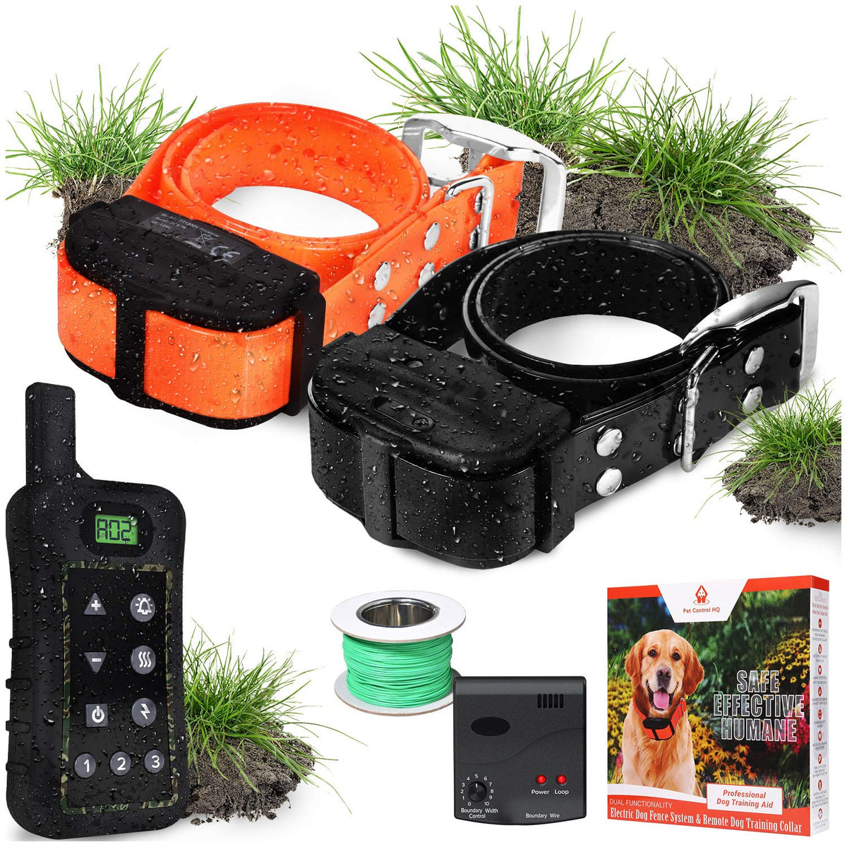 Wireless Dog Fence System with Remote A49615