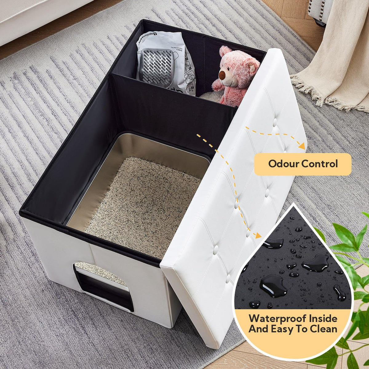 Extra Large Cat Litter Box Enclosure K366