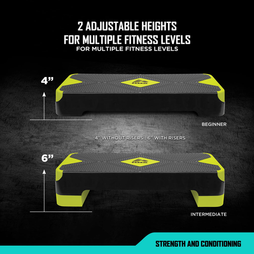 Aerobic Step Platform with Non-Slip Textured Surface F2205