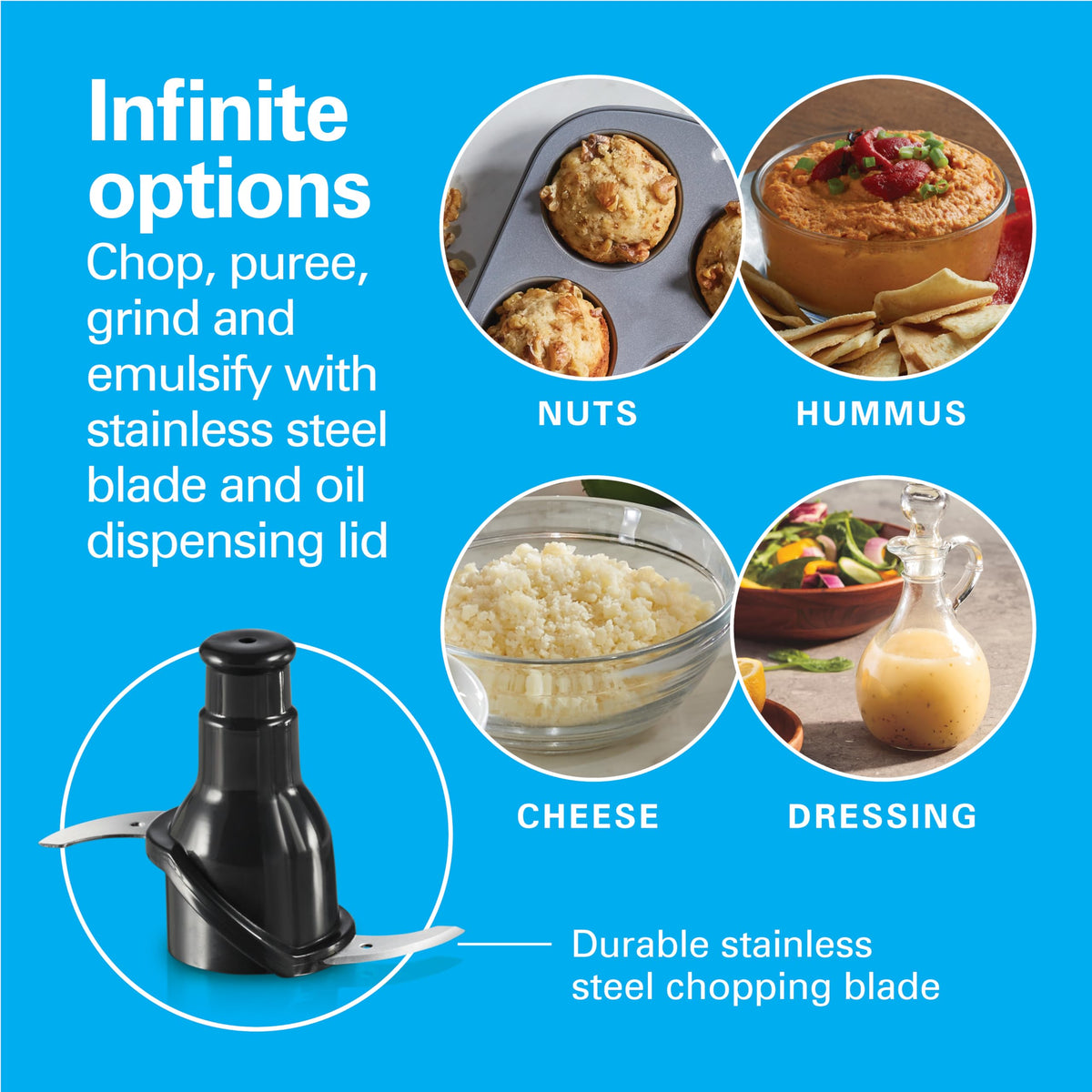 Cordless Mini Food Processor & Vegetable Chopper V7029