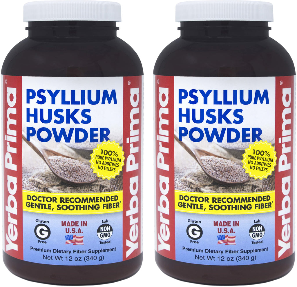 Psyllium Husk Powder 12 oz (Pack of 2) H7717