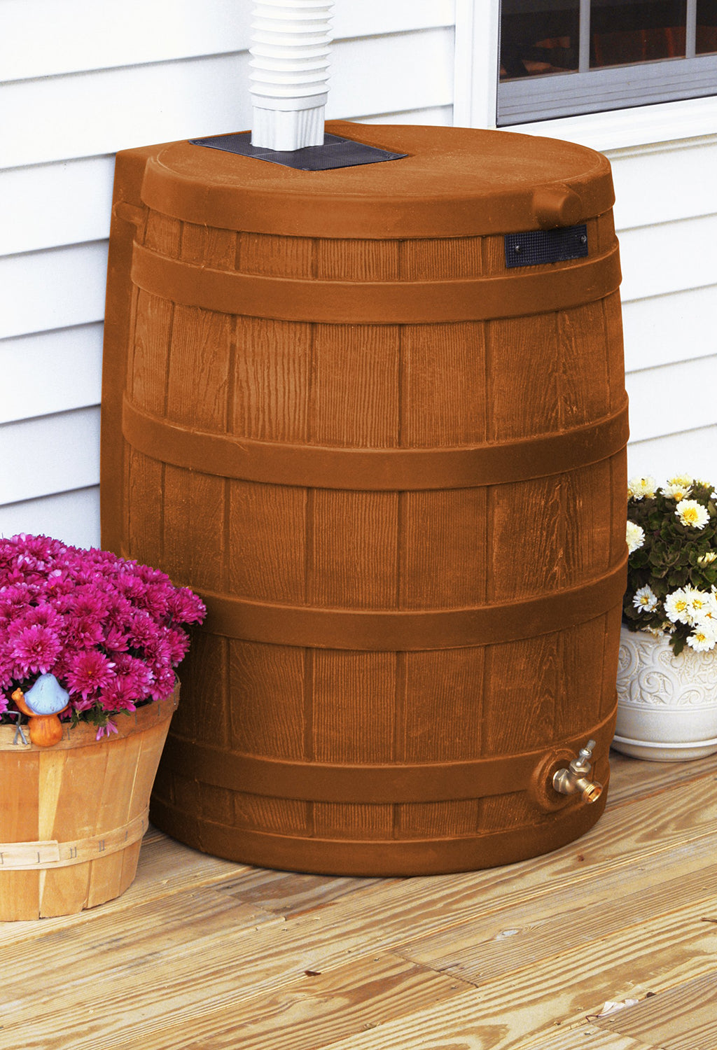 40-Gallon Terra Cotta Rain Barrel X765